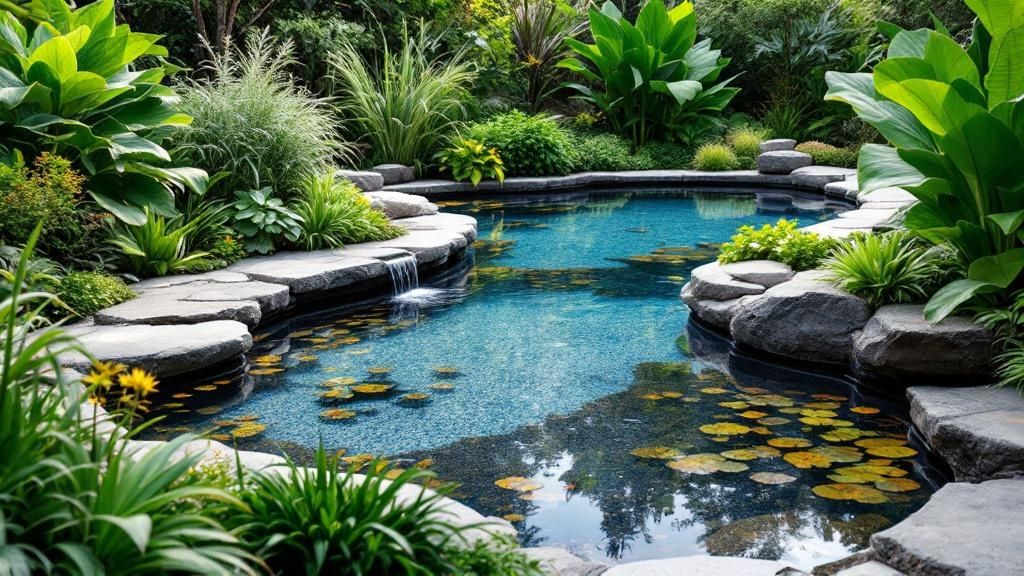 Natural Swimming Pool Garden