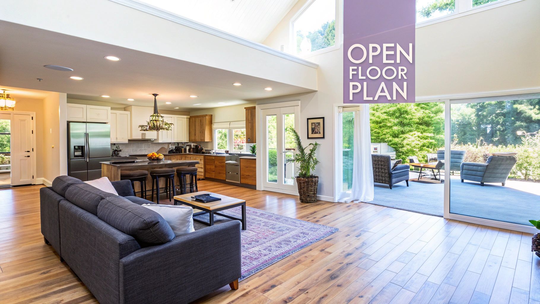 Create an Open-Plan Layout by Removing Non-Load-Bearing Walls