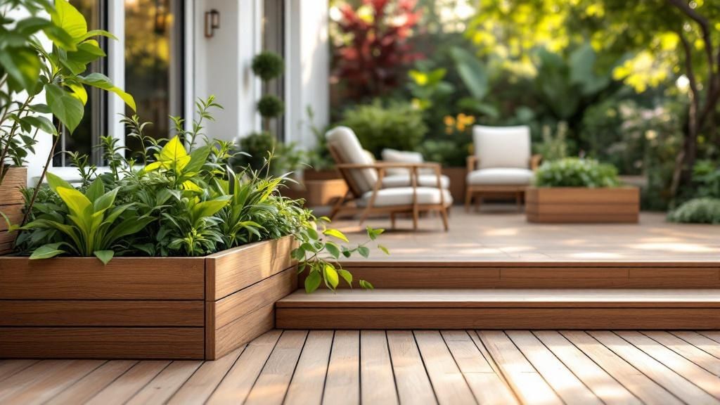 Built-in Deck Planters
