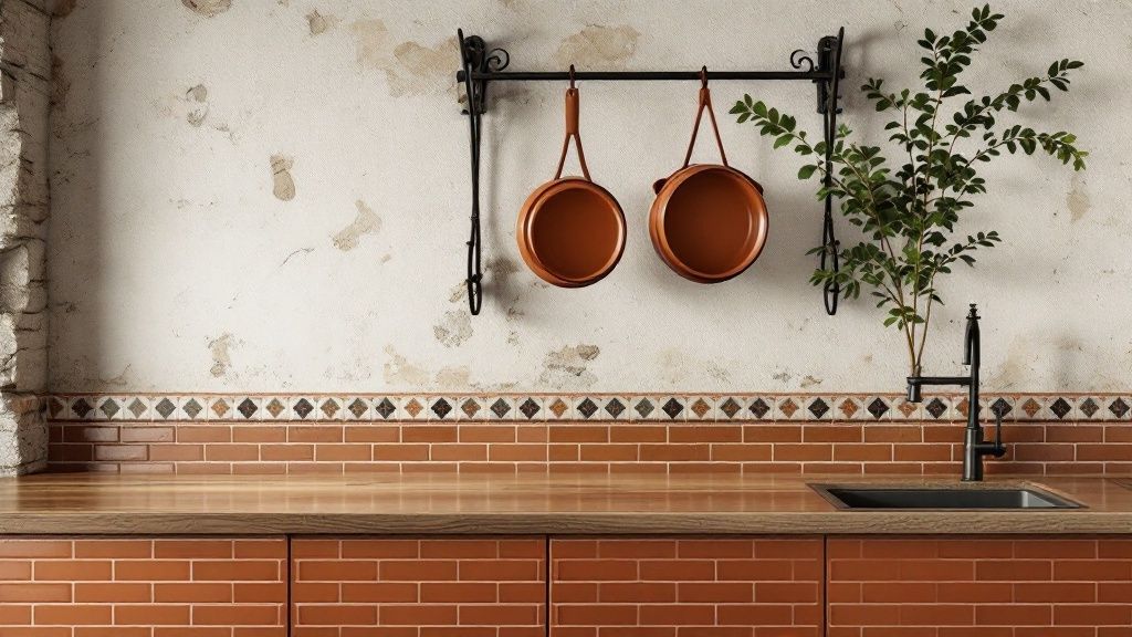 4. American Colonial Cottage Kitchen