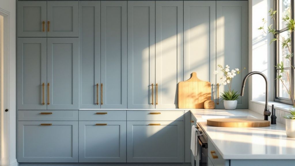 A Guide to Light Blue Kitchen Cabinets
