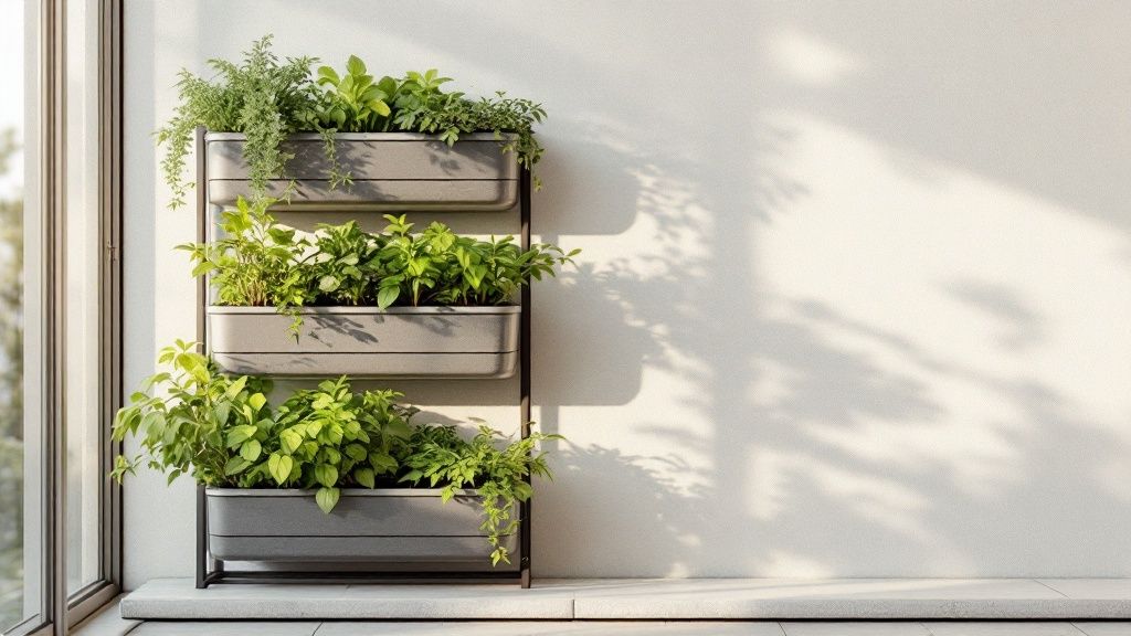 Vertical Container Gardens