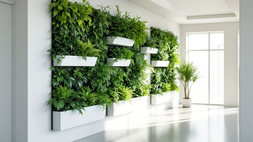 Vertical Gardens and Plant Displays