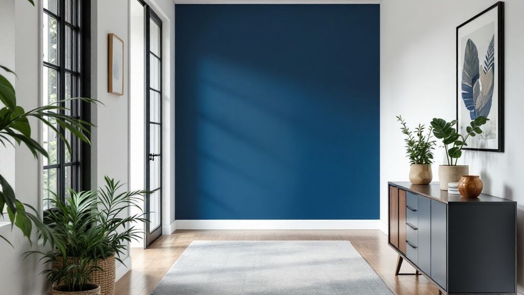 Bold Accent Walls with Wallpaper or Paint