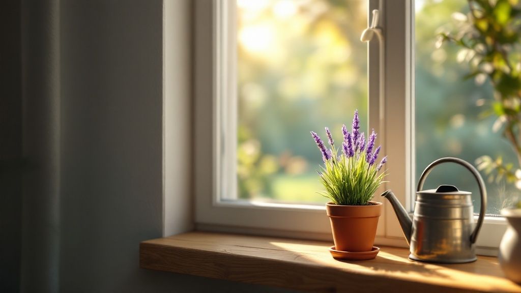 Growing Lavender Inside: Guide to Thriving Indoor Lavender
