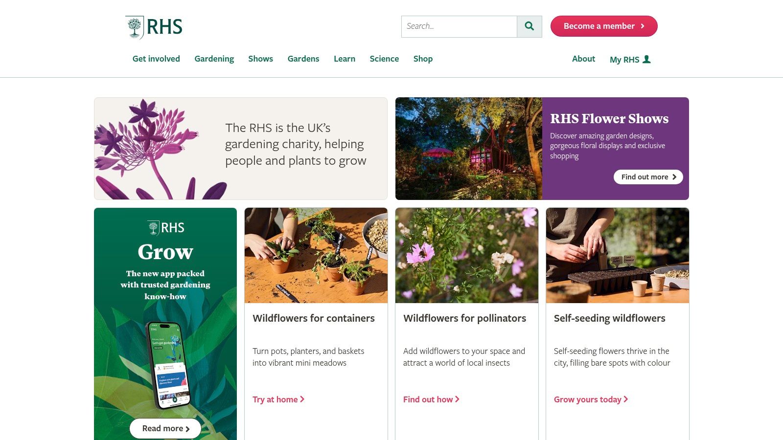 Royal Horticultural Society (RHS) – Advice and Inspiration