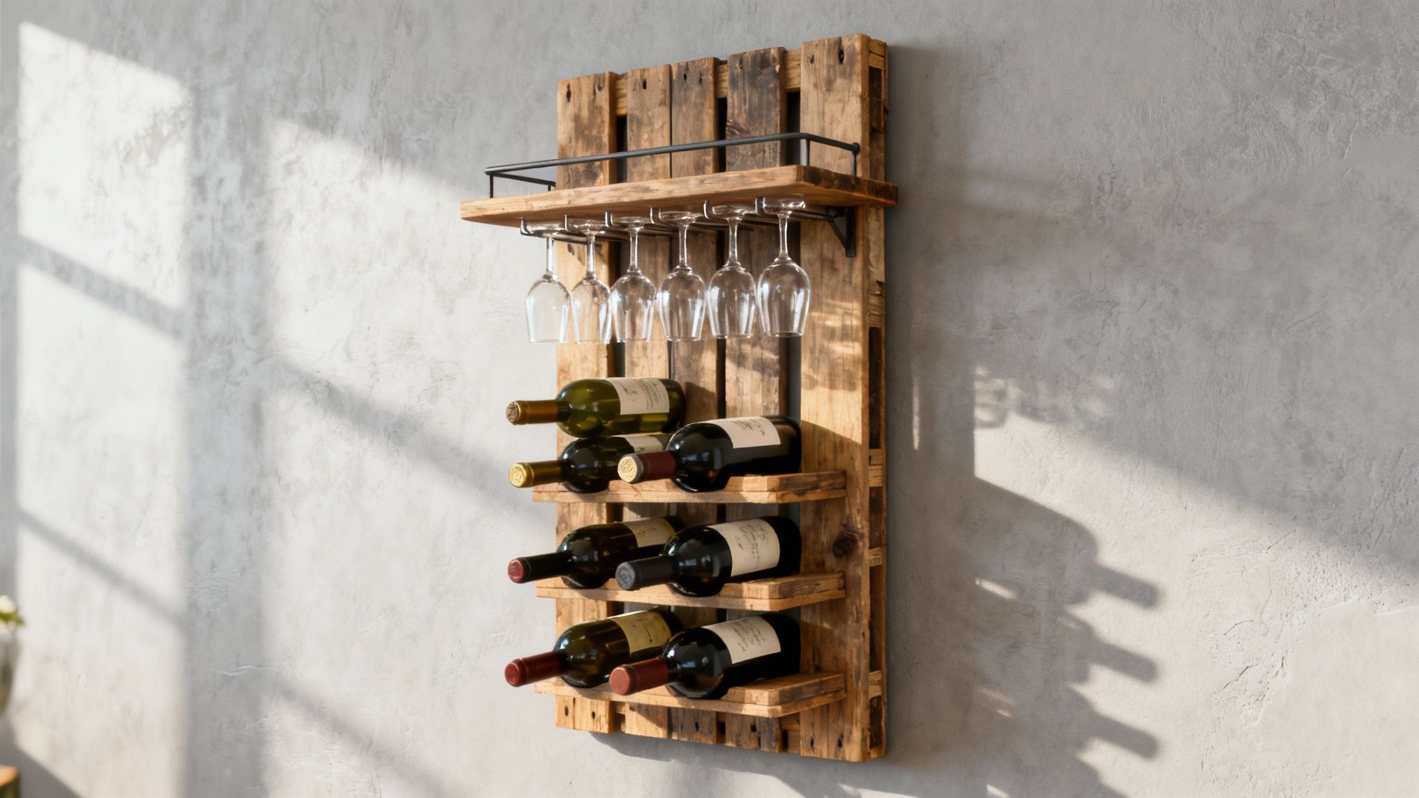 Pallet Wine Rack