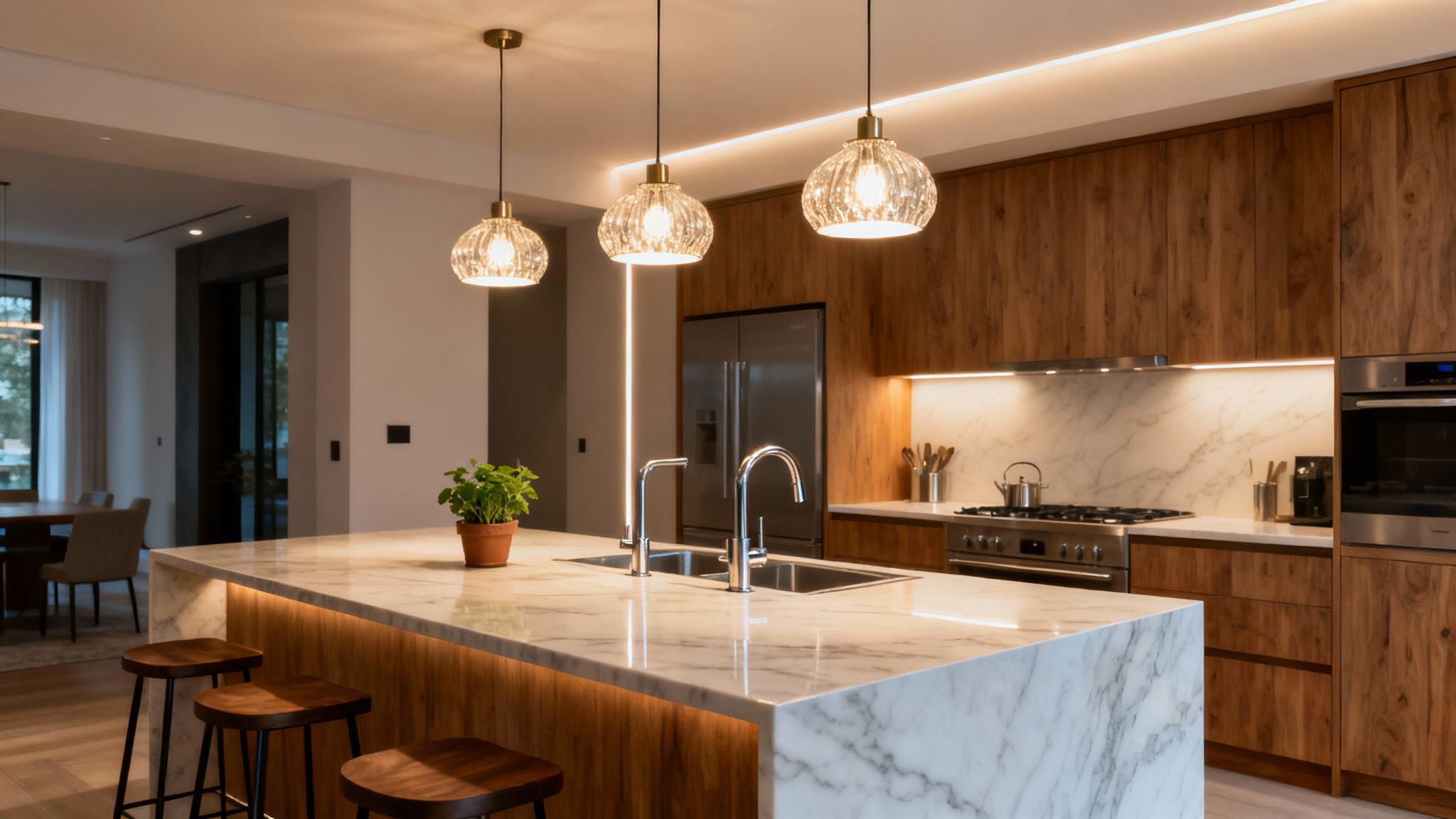 A Guide to Lighting for Kitchen Islands