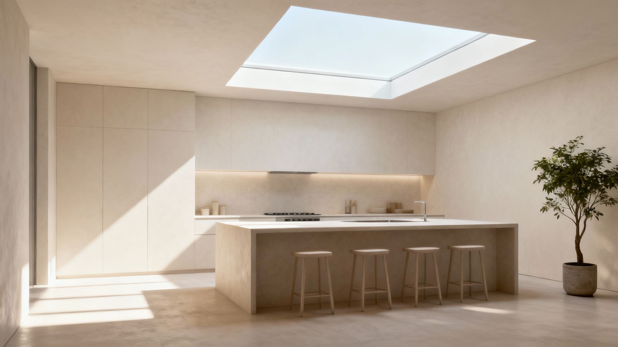 Skylight and Natural Light Integration