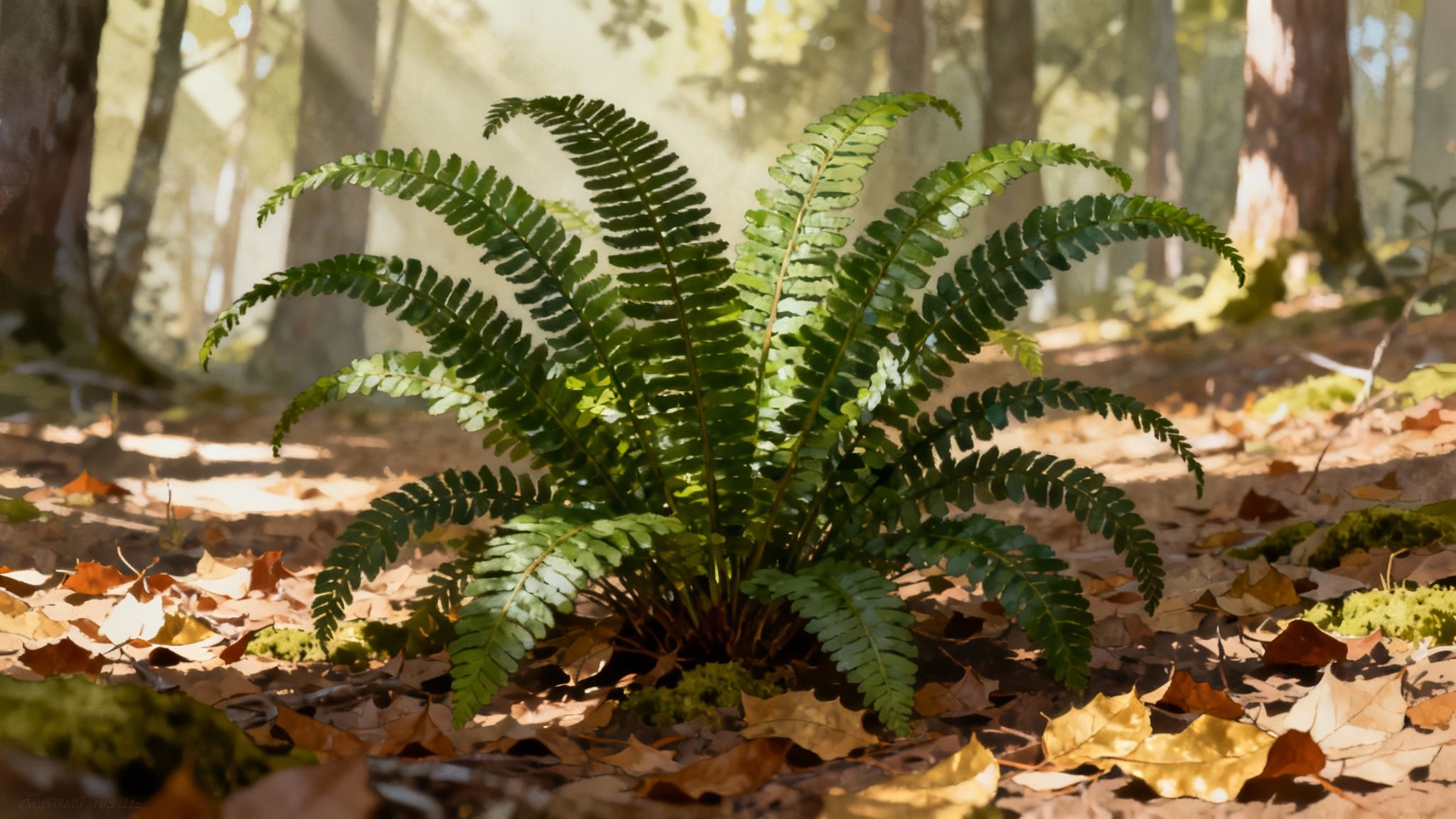 Polystichum acrostichoides (Christmas Fern)