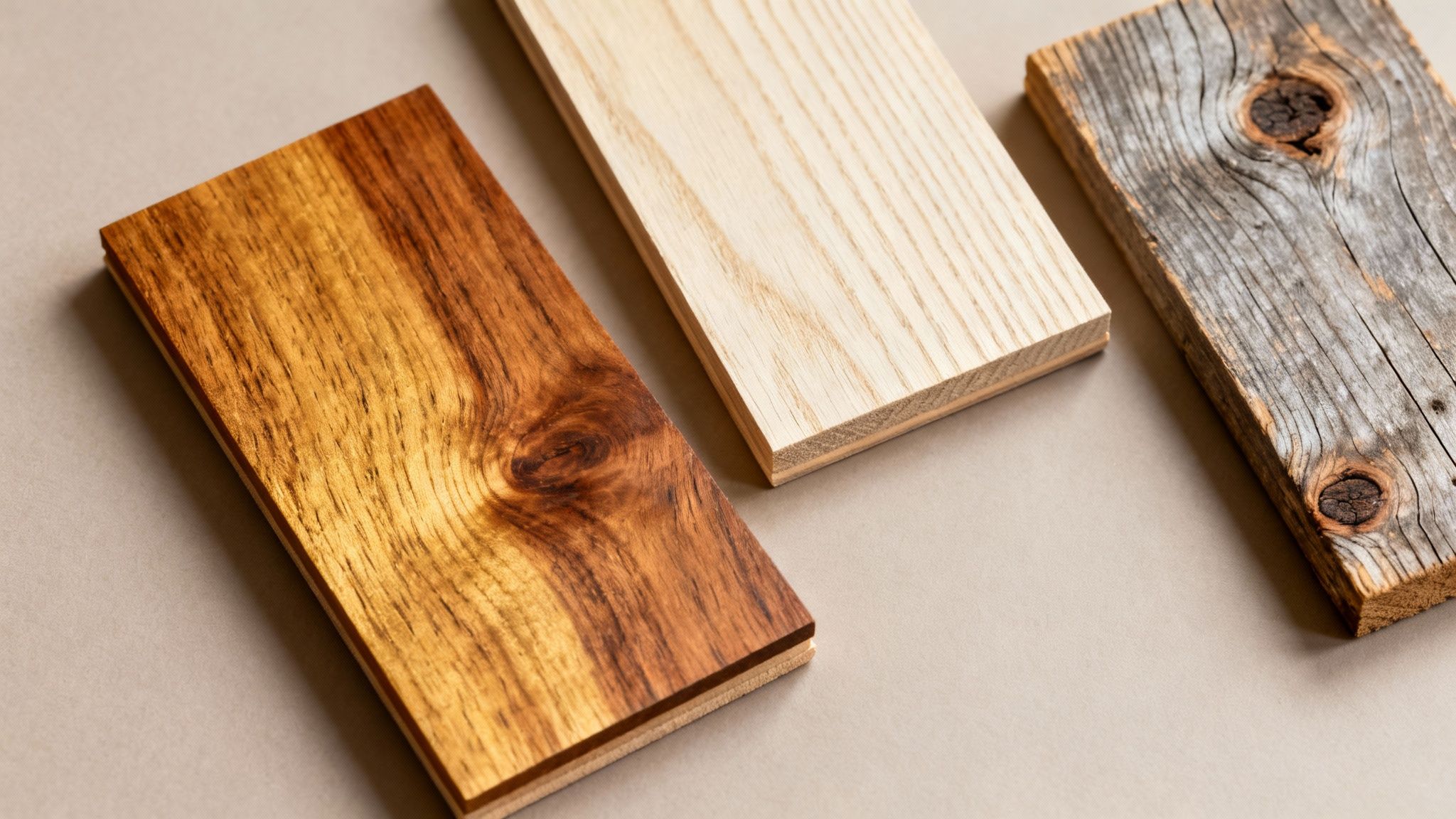 A close-up view of the intricate grain of a piece of wood.