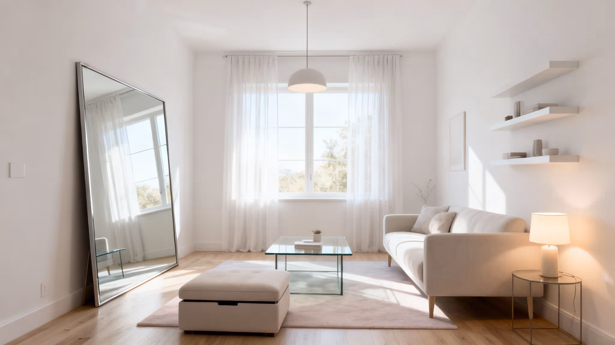 how to make a small room look bigger: 7 design tricks