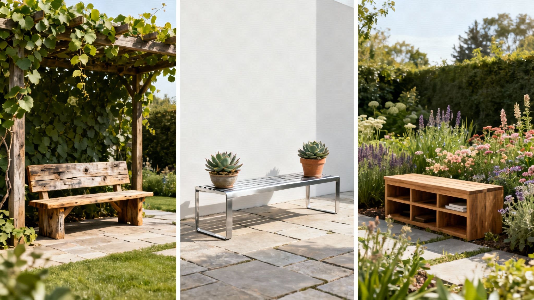 10 Inspiring Garden Benches Ideas for 2025