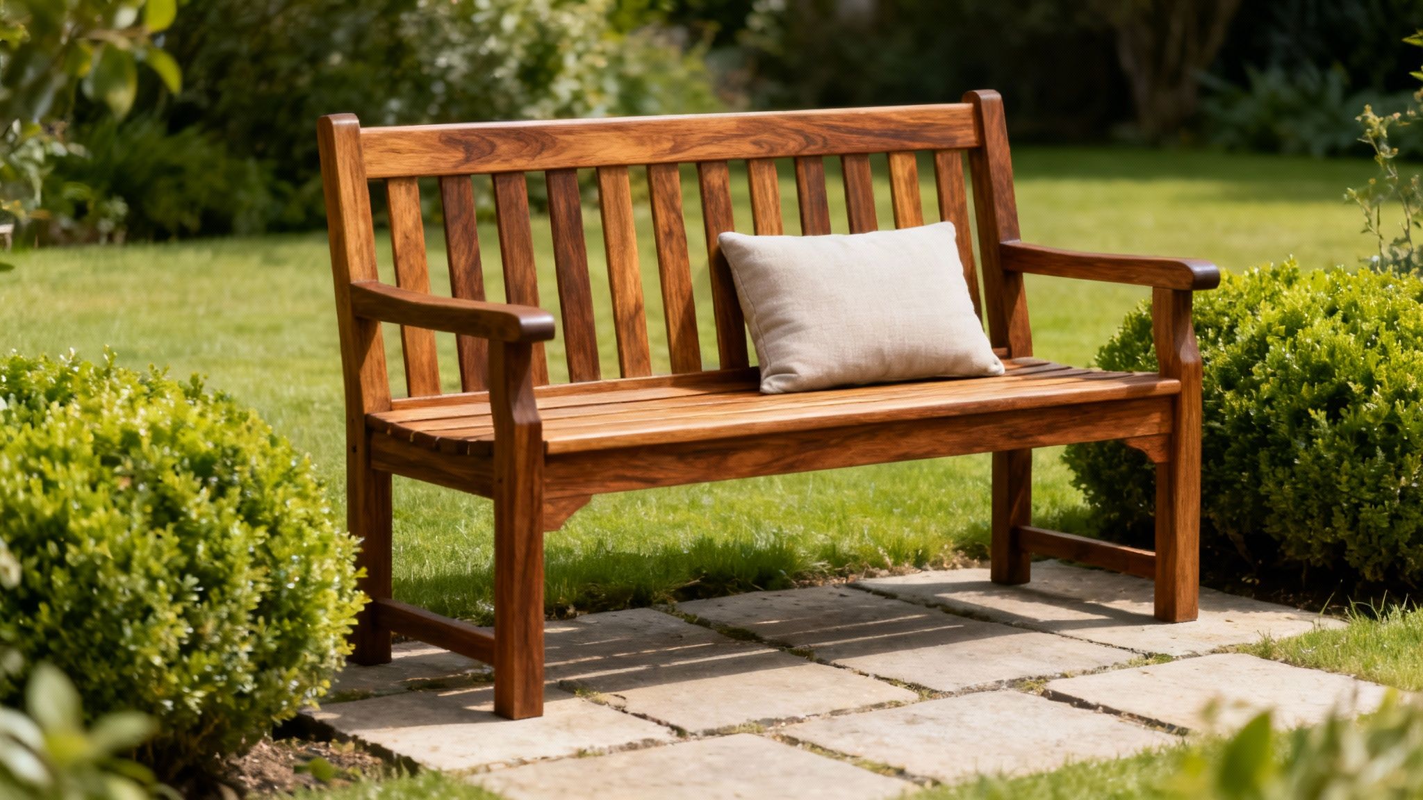Classic Wooden Garden Bench
