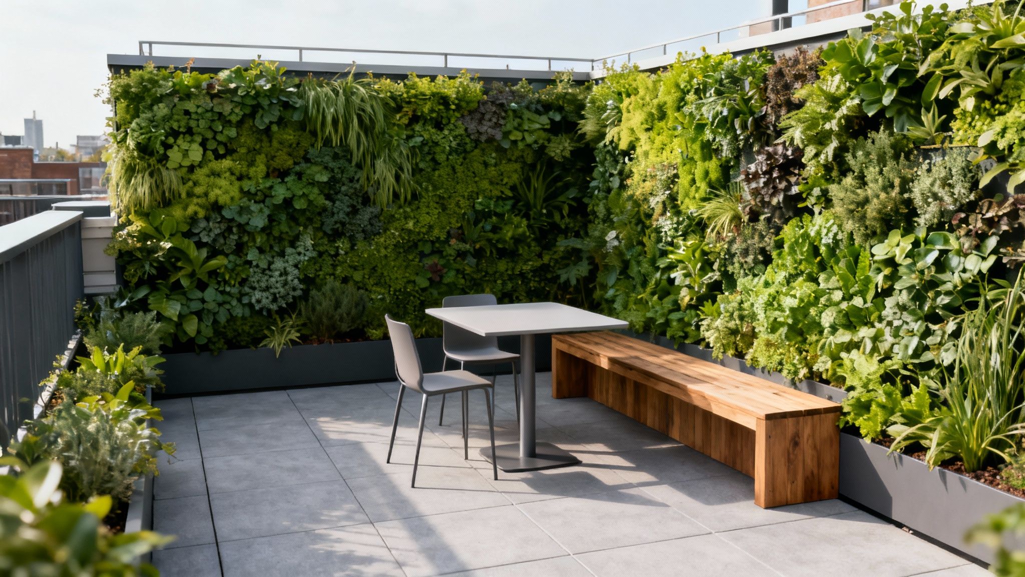 Urban Green Wall Patio
