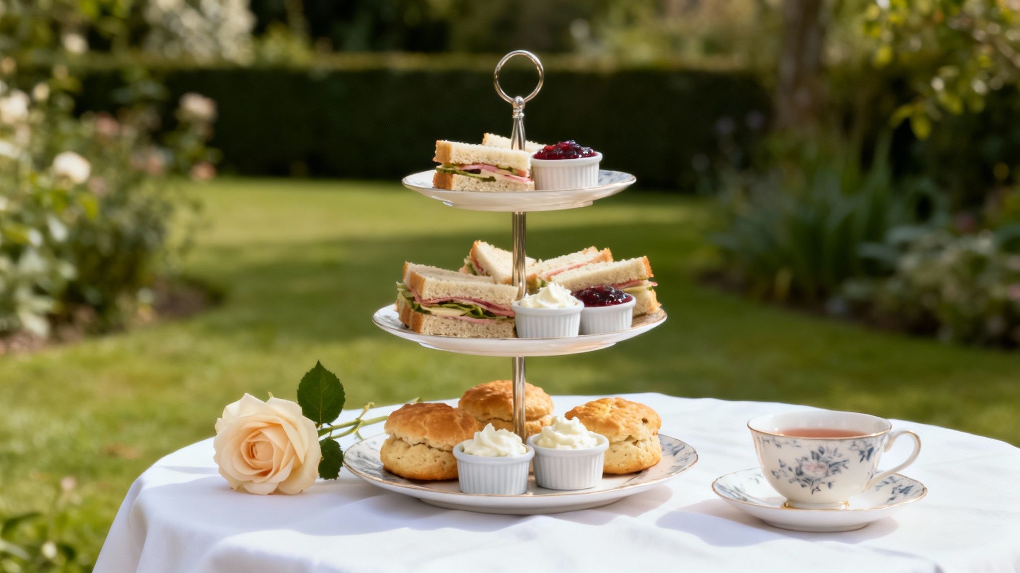 Classic English Tea Garden Party Menu