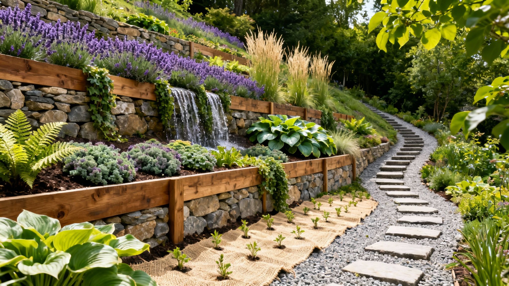 Gardening on a Slope Ideas for Stunning Hillsides