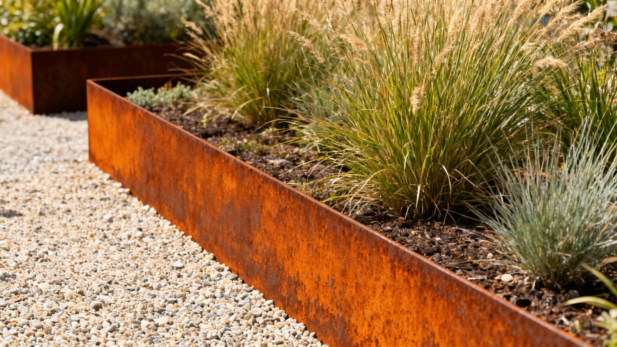Corten Steel and Weathering Steel Edging