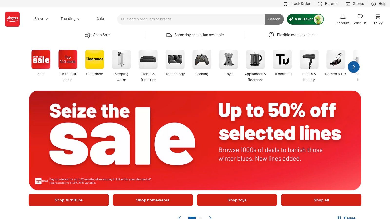 Argos (including Habitat)