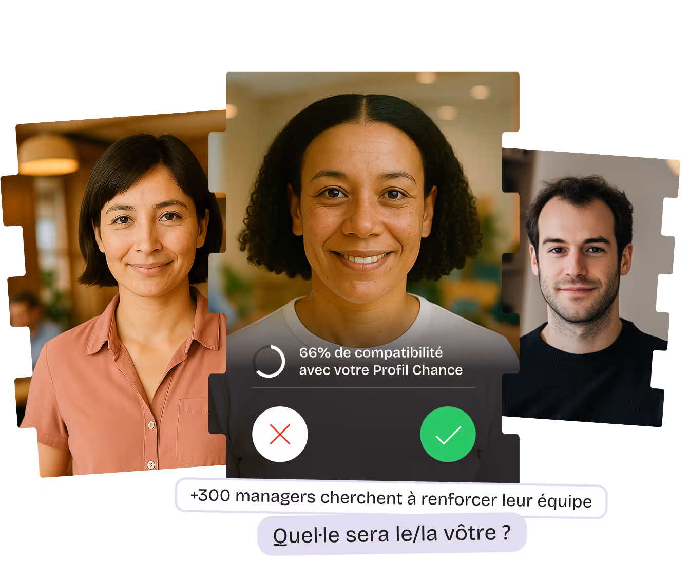 Photos de managers qui recrutent