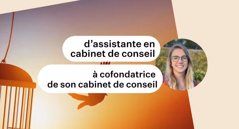 Aurélie Henry, 26 ans, d’assistante de direction en petit cabinet de conseil à cofondatrice du cabinet MesCollègues.com