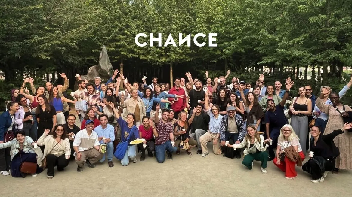 Le Collectif Chance réuni en plein air