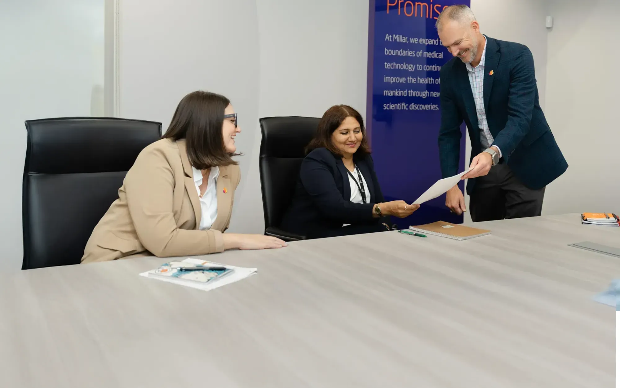 Millar OEM Solutions Team meets at Millar headquarters. 