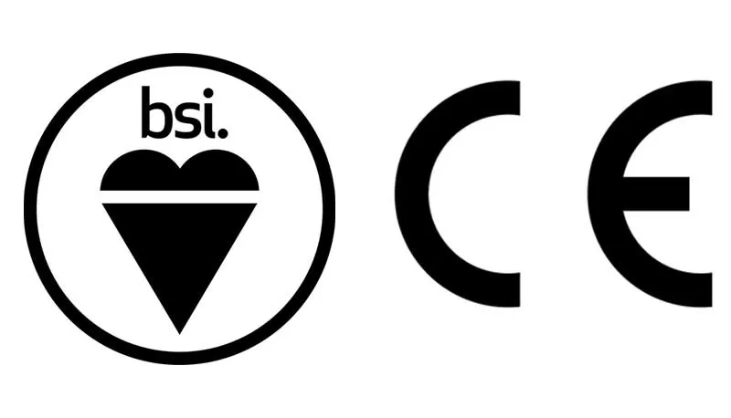 EC Certificate: Full Quality Assurance System badge