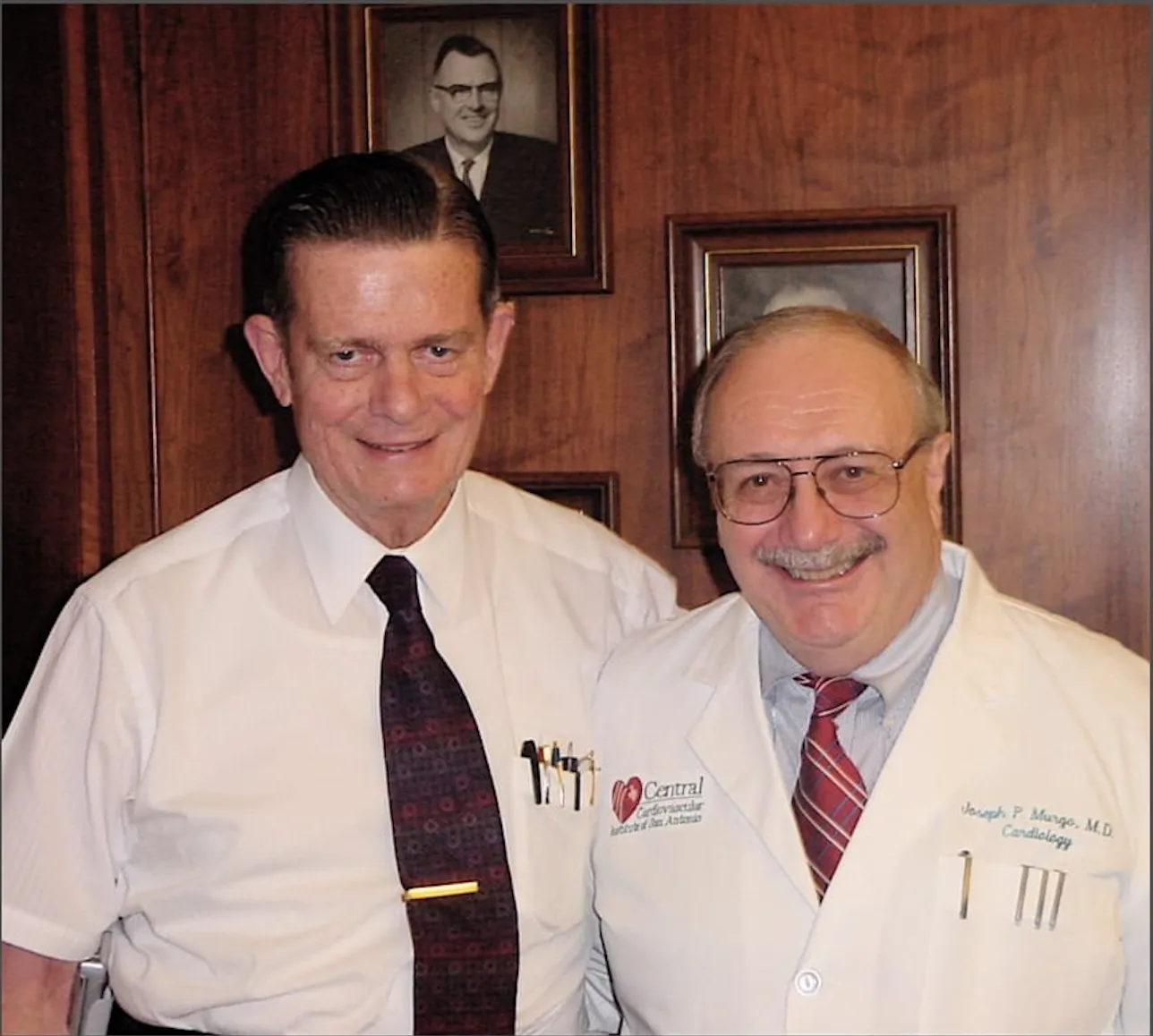 Millar founder, Huntly Millar pictured alongside Dr. Joseph Murgo.