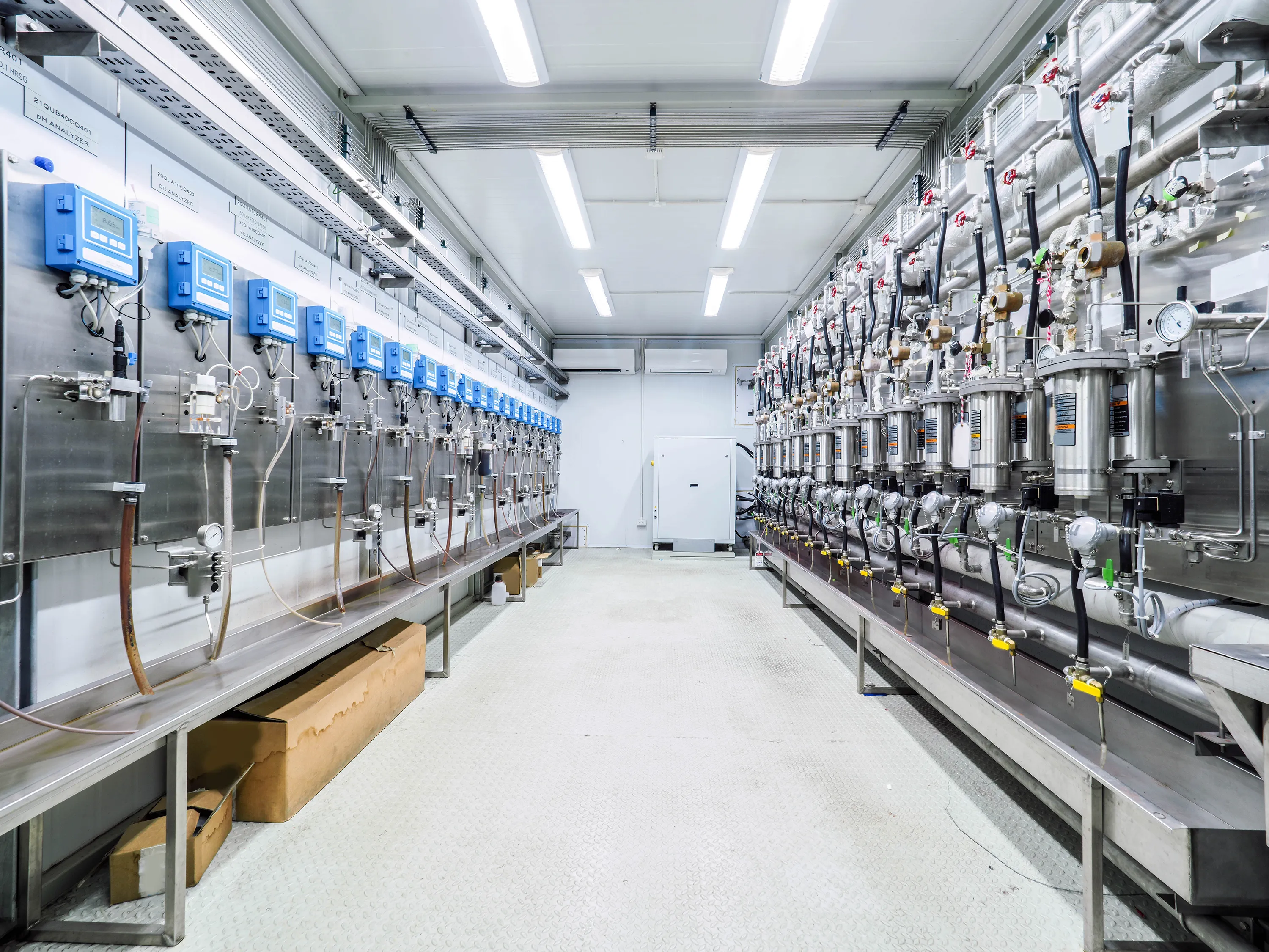 An industrial plant with devices using Millar’s precision sensing technology. 