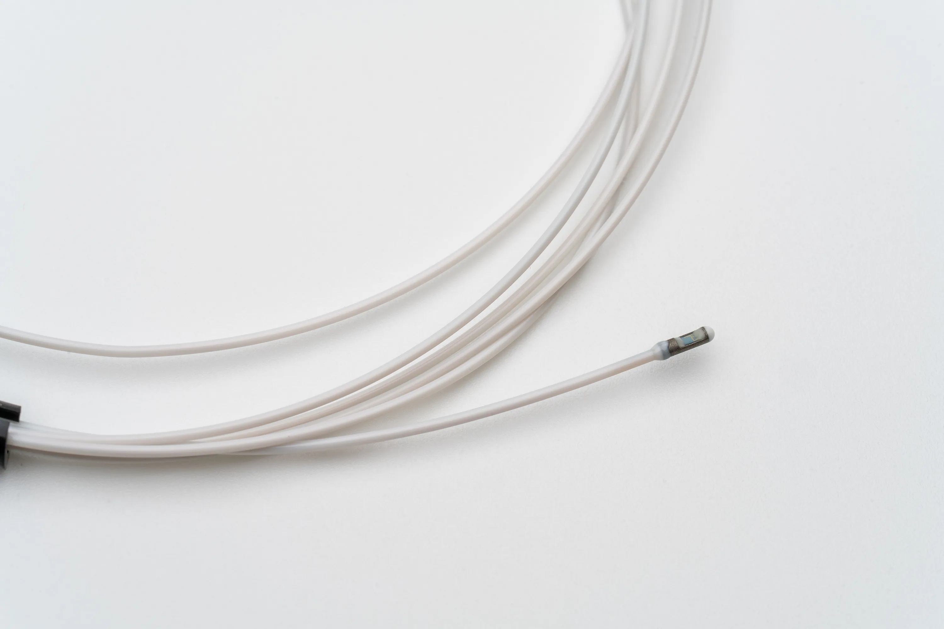 A close-up of Millar’s Mikro-Cath pressure catheter.