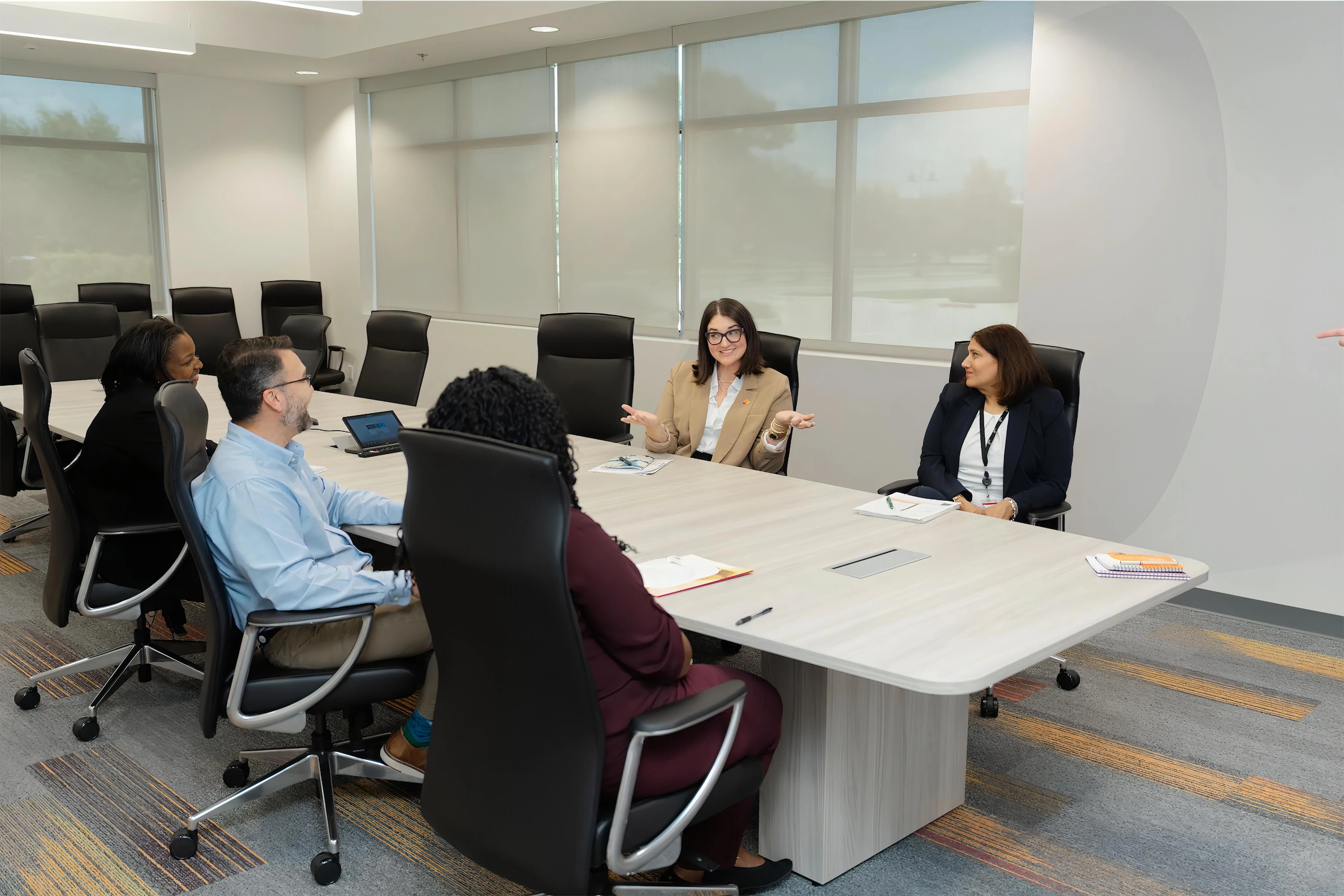 Millar’s Medical Sales Team during a meeting at Millar headquarters.