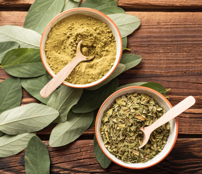 Kava grinded up into powder