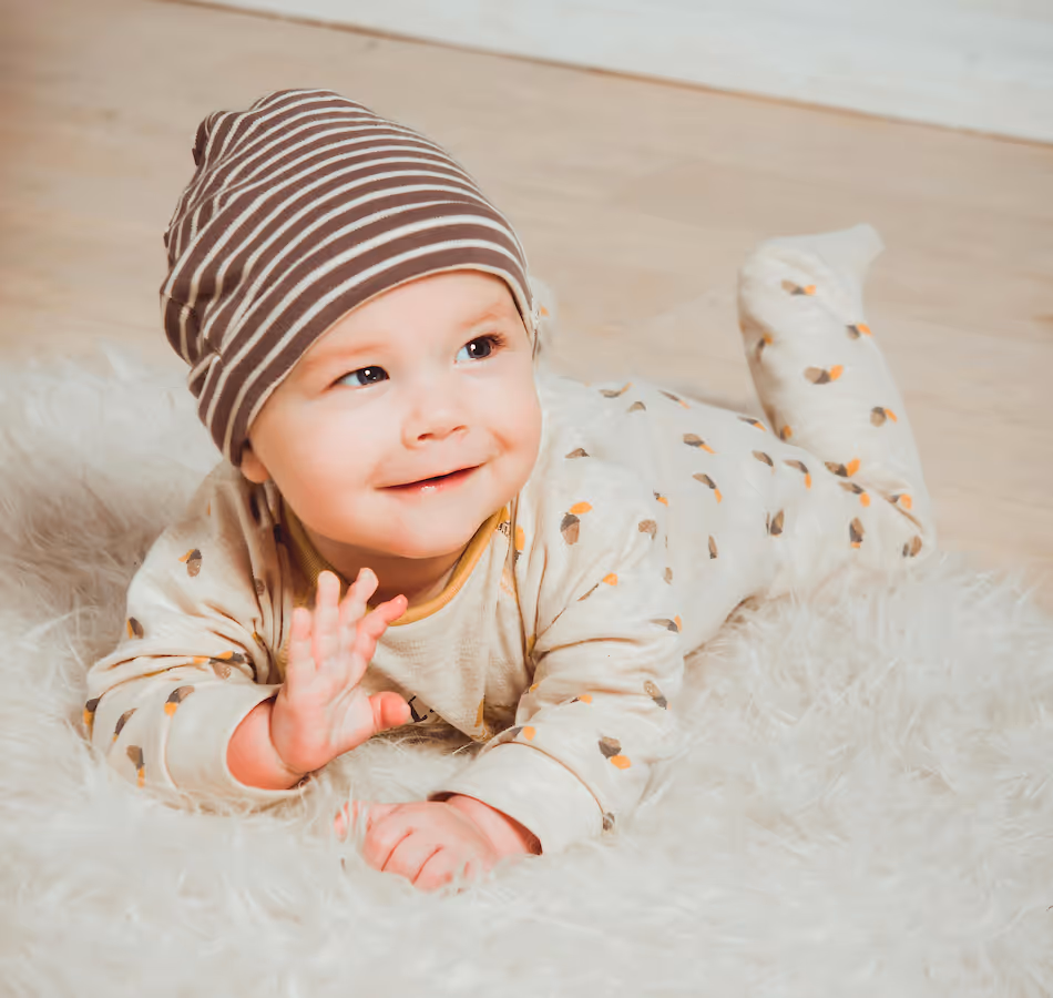 picture of baby smiling 