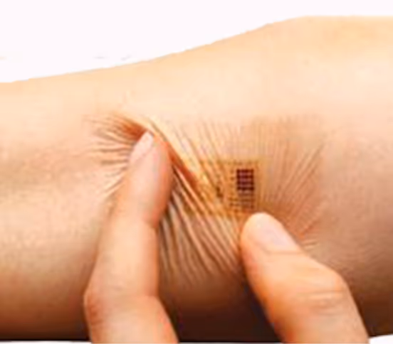 biosensor under arm skin