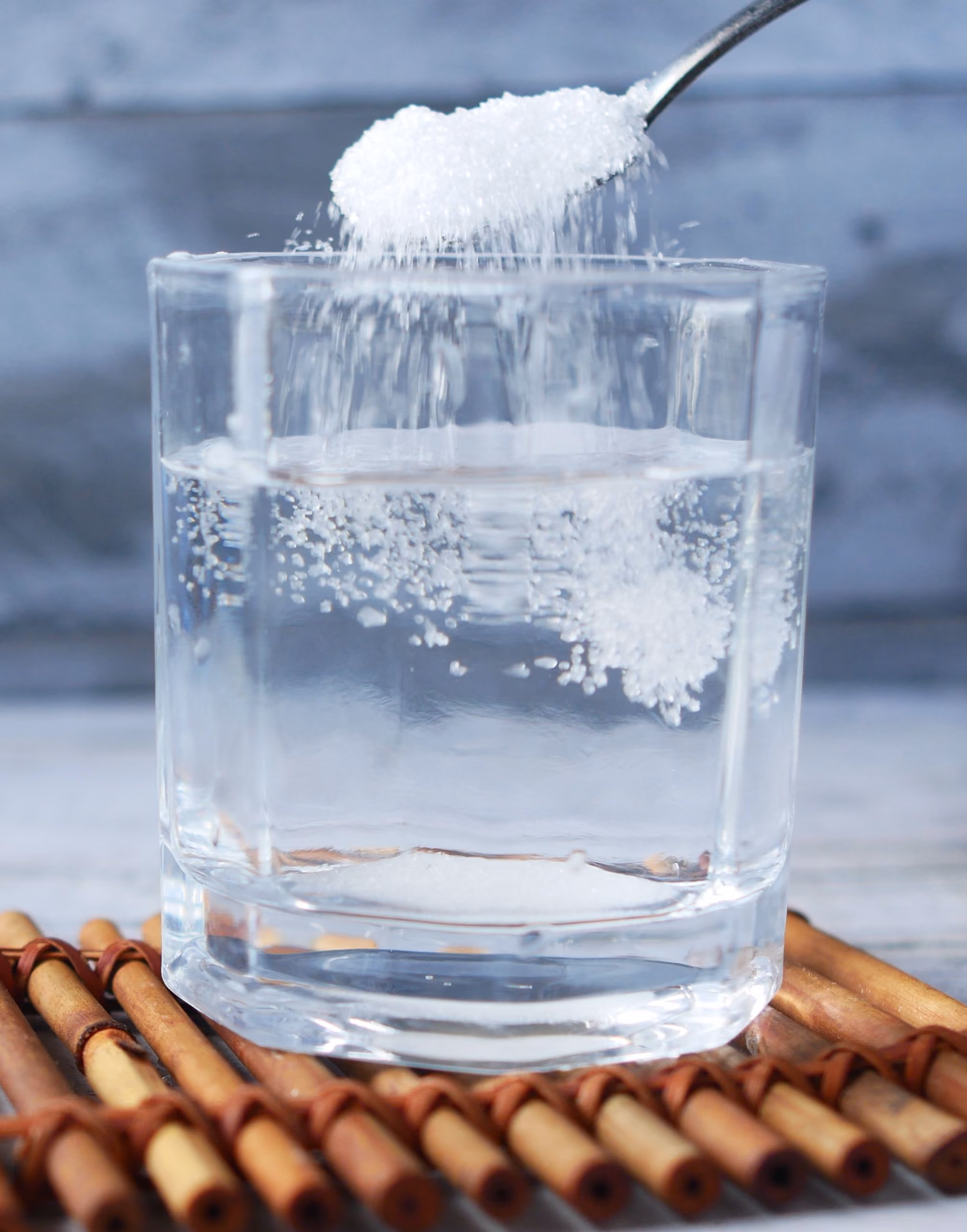 electrolyte being put into water