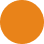 Solid orange circle on white background.