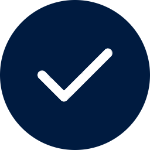 navy checkmark