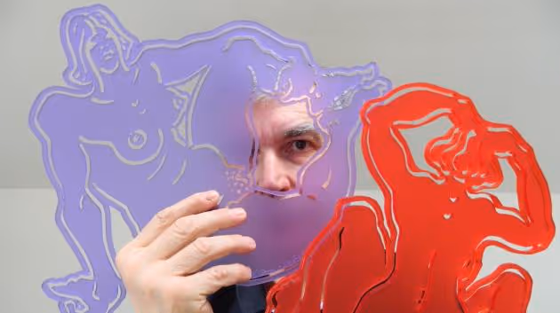Figury Ivana Komárka vyřezané laserem