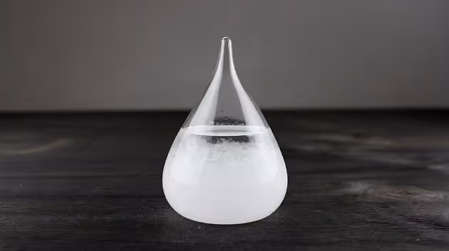 Jak předpovědět počasí ze skla, kafru a alkoholu