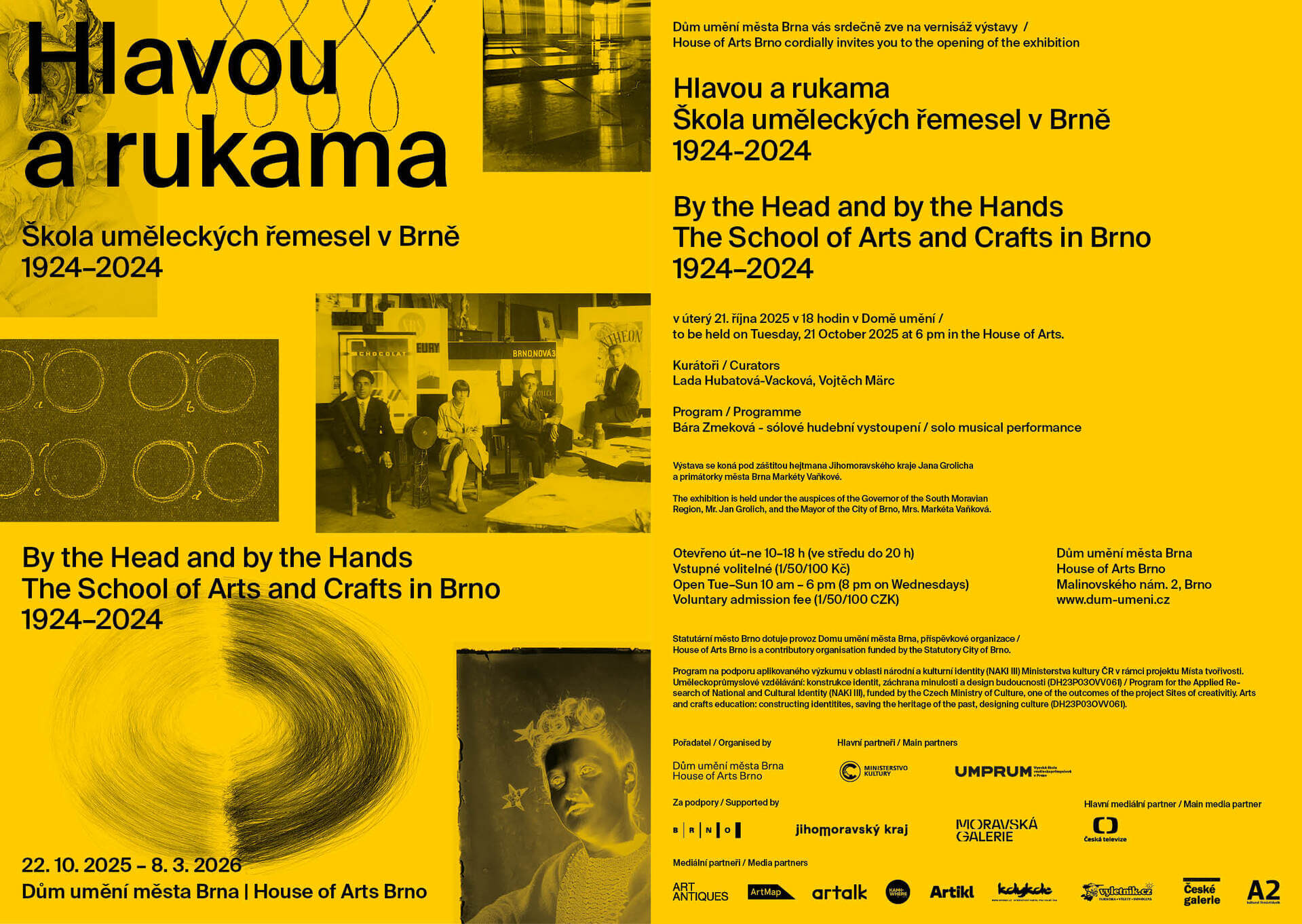 Hlavou a rukama: Škola uměleckých řemesel v Brně 1924-2024