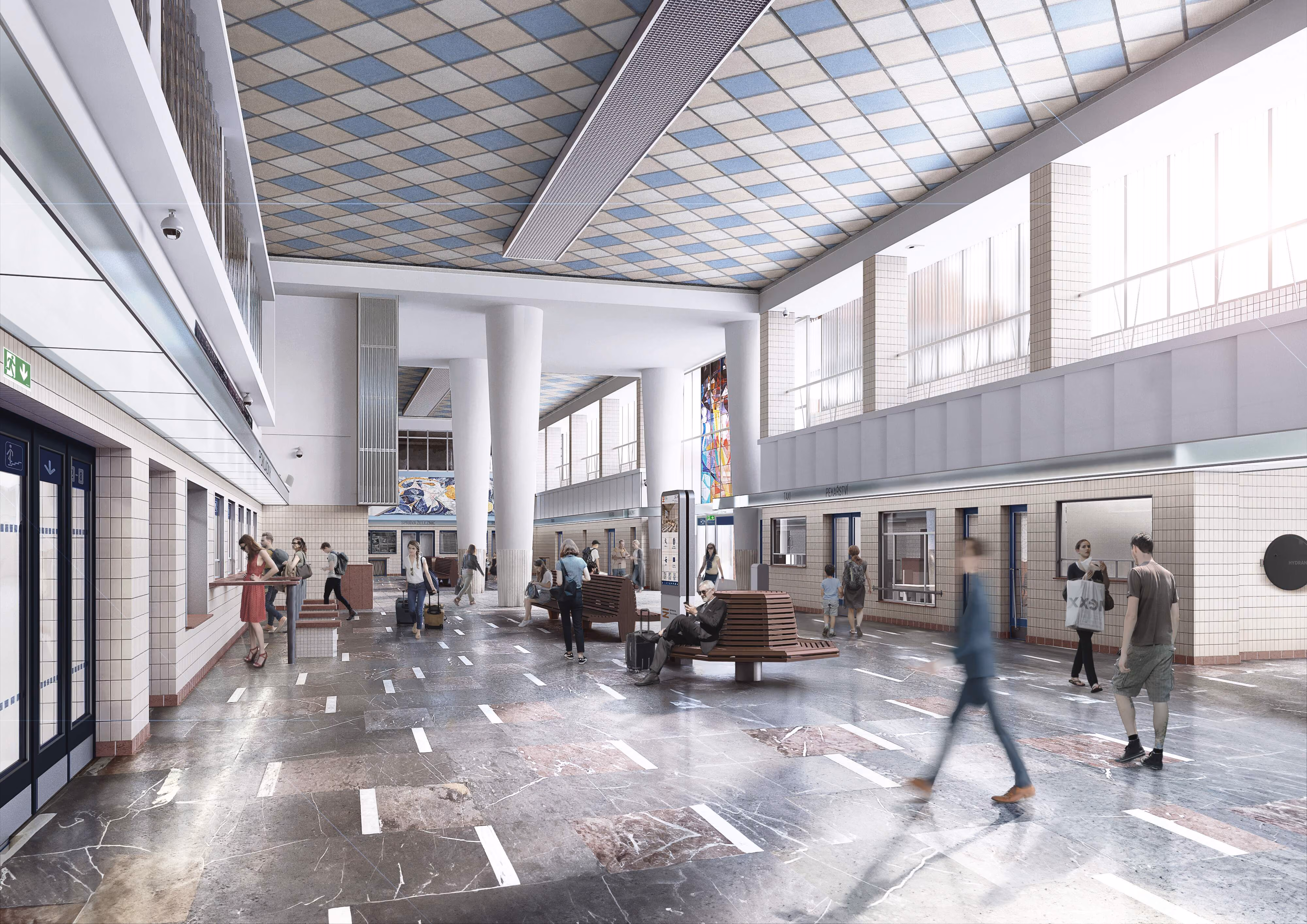 Chebské nádraží se vrací k původní architektuře. Ateliér A8000 obnoví Dandovu stavbu a na její vrchol přidá „maják nad Chebem“