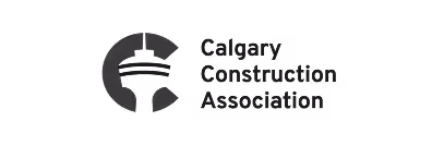 Logo of Calgary Construction Association featuring a stylized letter C with construction elements.