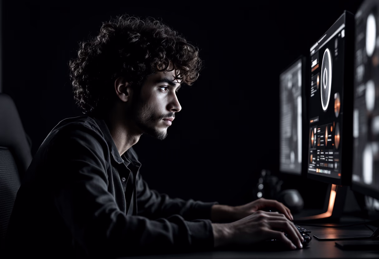 image of studio setting (for a game development company)