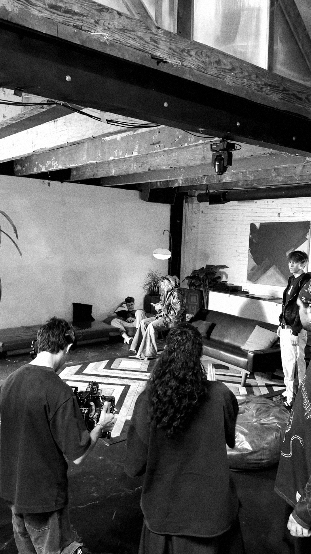 NOX crew setting up a shot on the SoundCloud campaign
