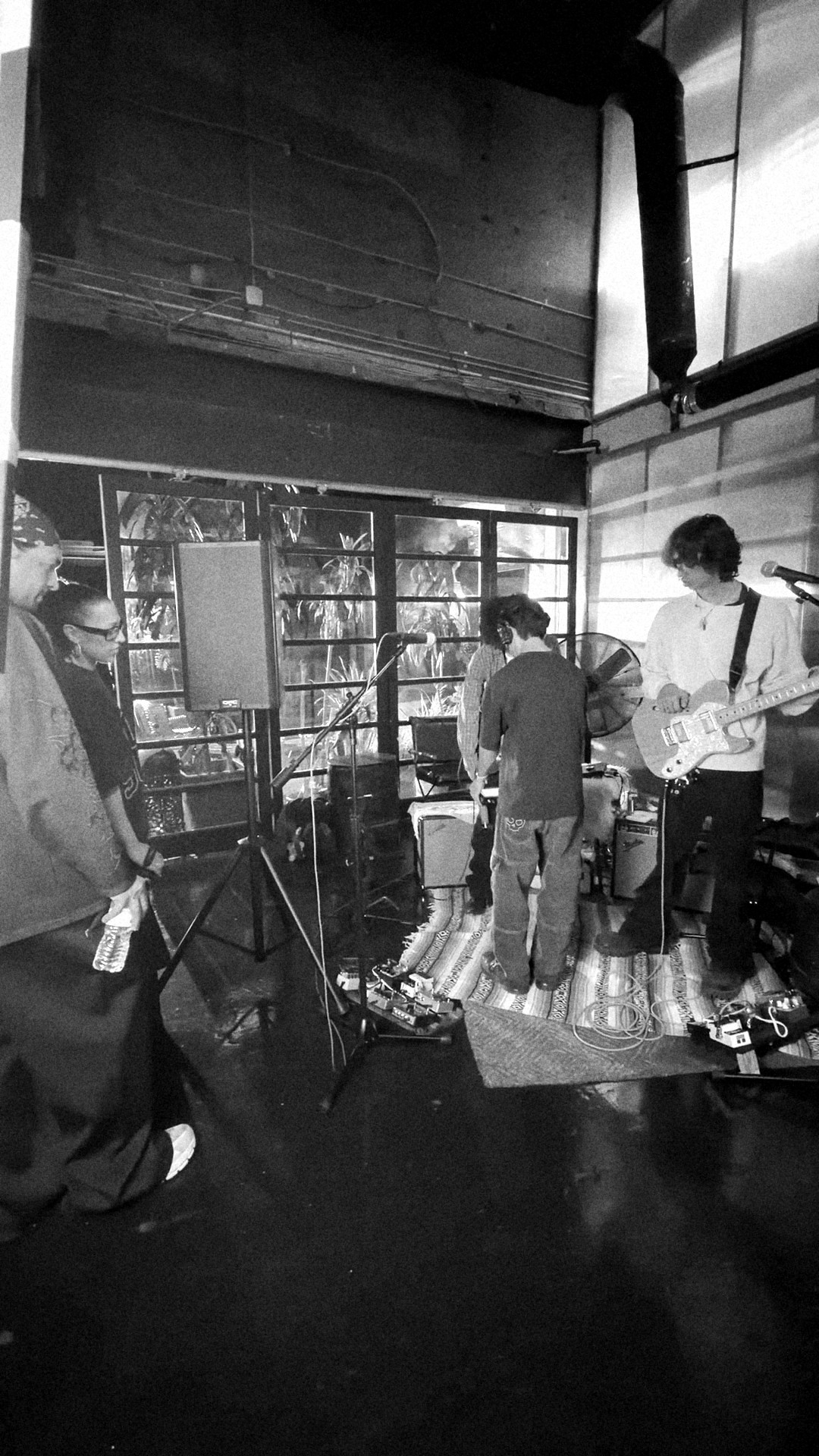Band performing on the SoundCloud campaign set