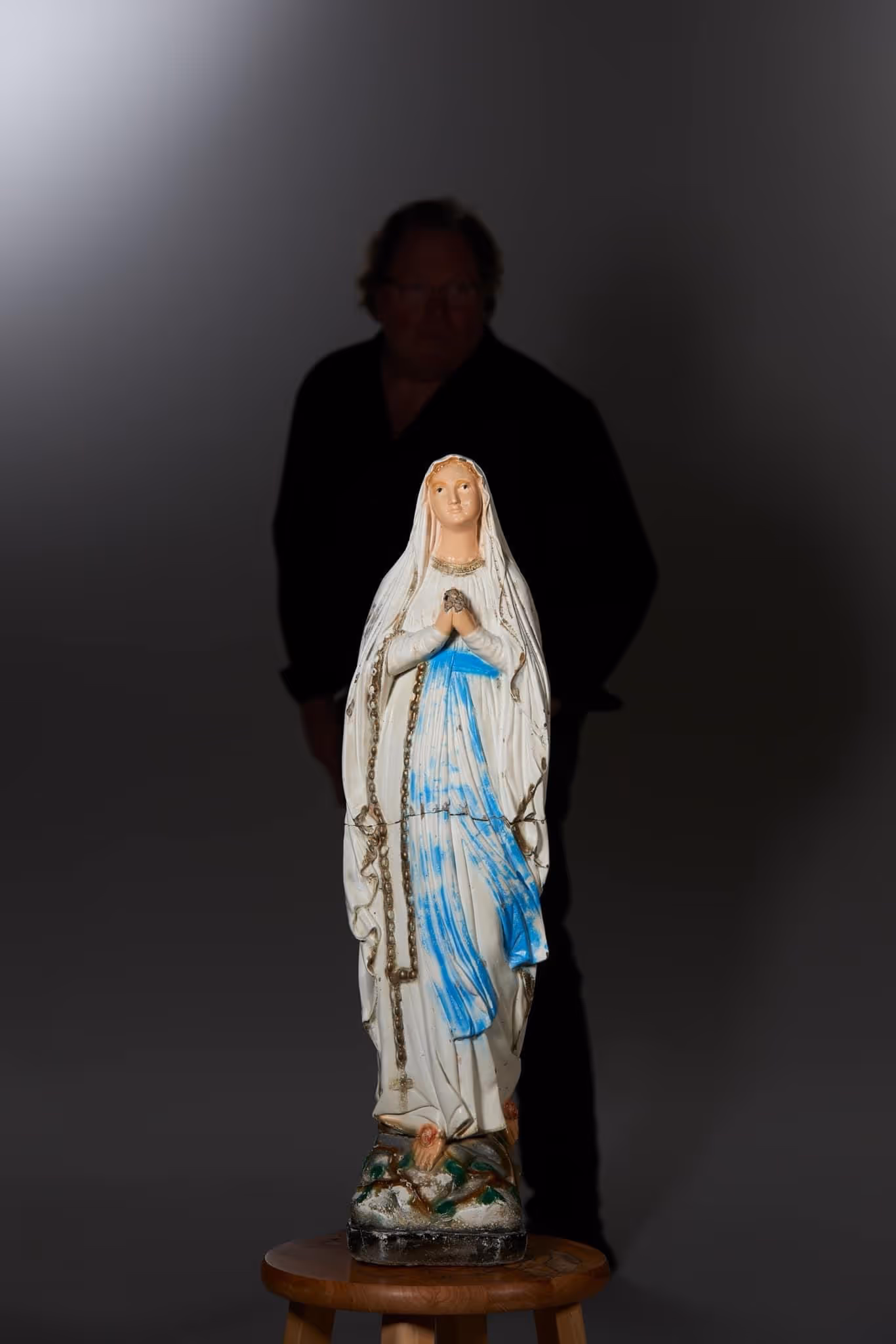 Broken Mary statue