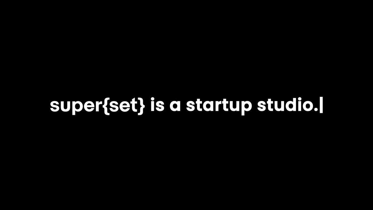 What is super{set} ?