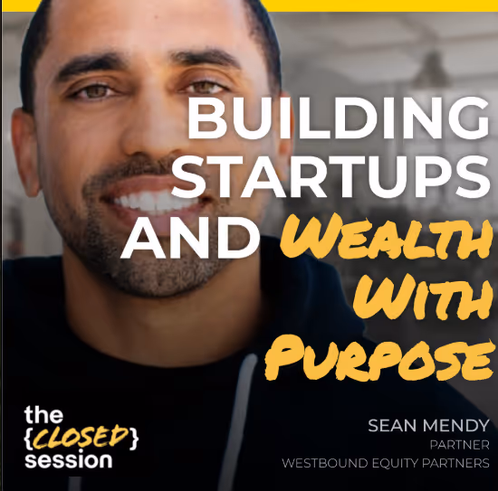 Building startups and wealth with purpose