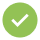 green circle with a white checkmark tick inside it.